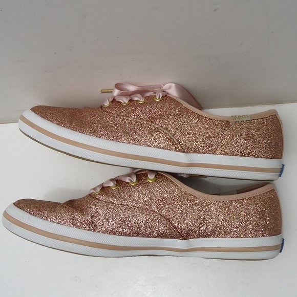 SIZE 3 M. Keds for Kate ♠Spade NY glitter sneakers. - Picture 10 of 16